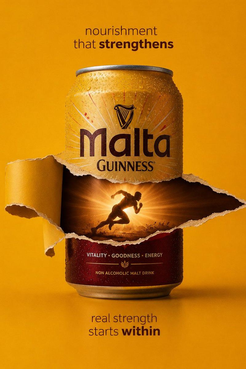 Malta Guinness 内在力量广告
