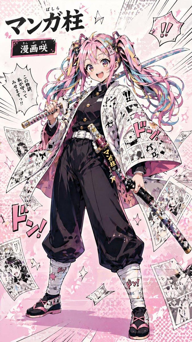 Manga Pillar 动漫角色海报