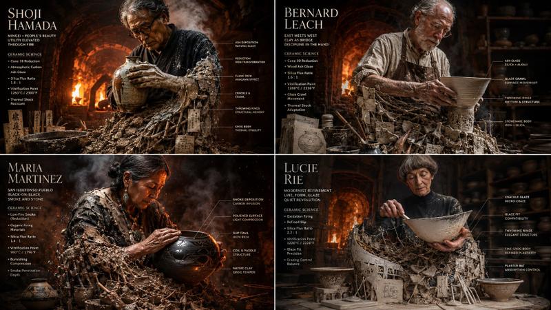 Master Potter 陶瓷信息图网格