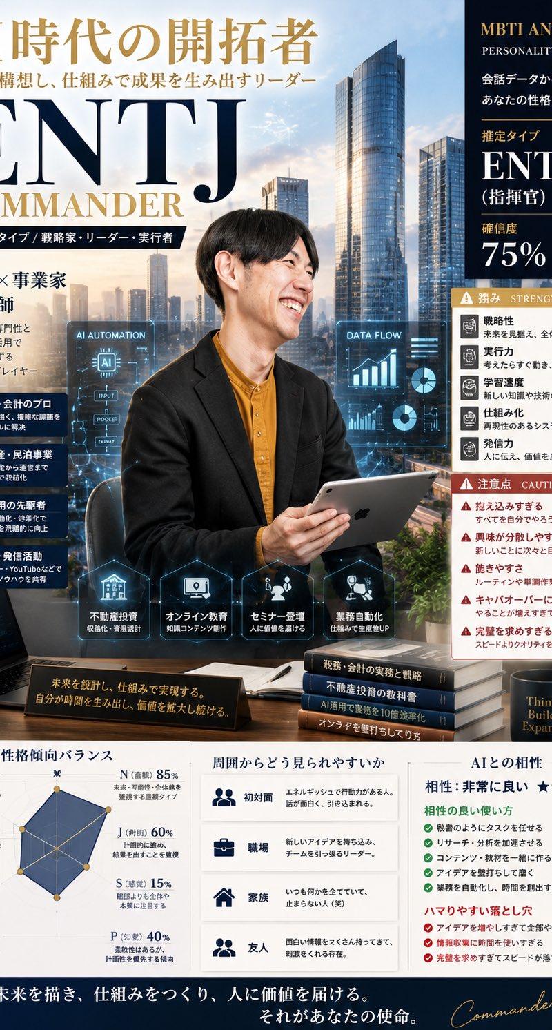 MBTI 人格特质卡片海报