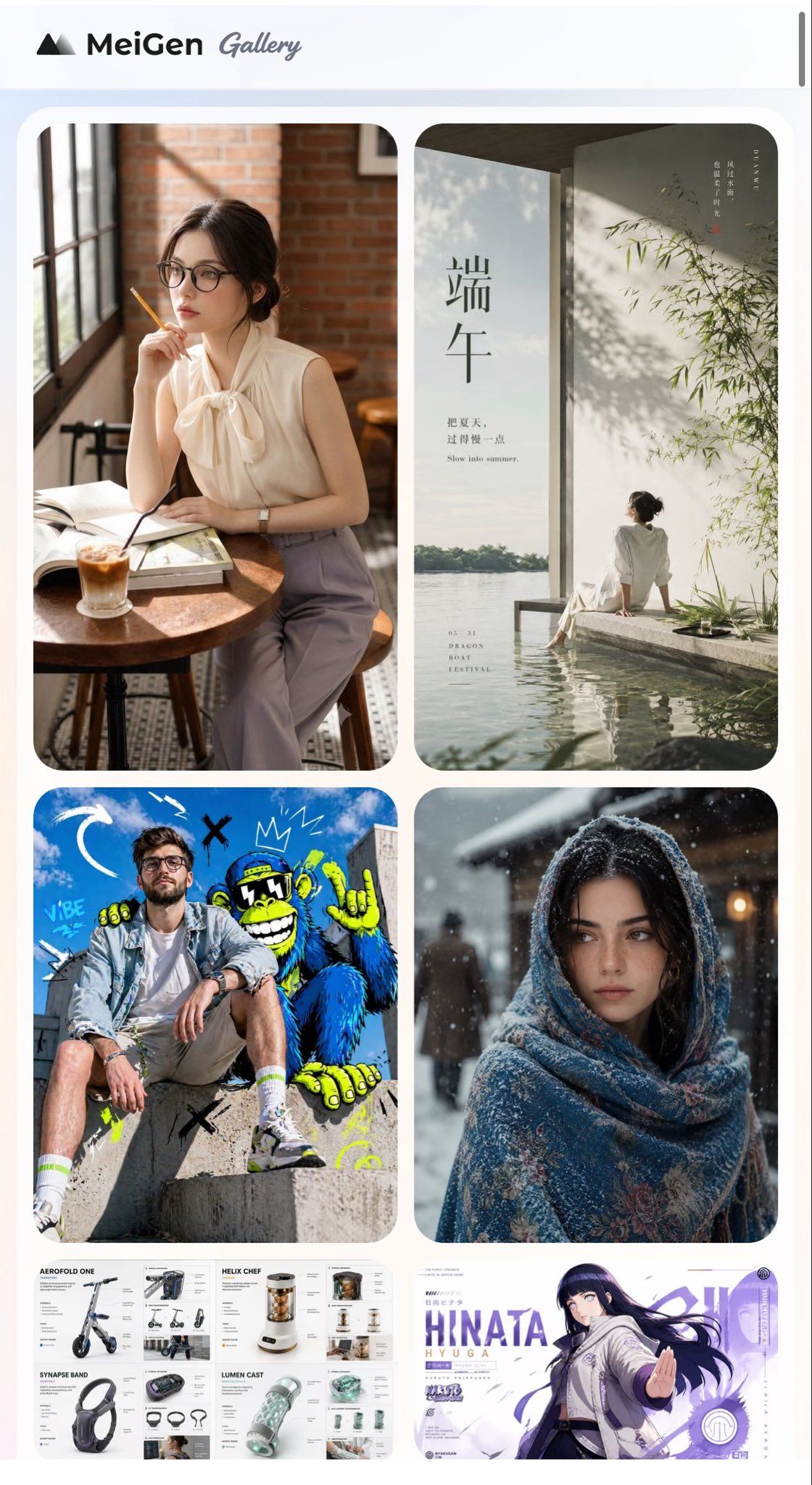 MeiGen AI Gallery 移动端截图