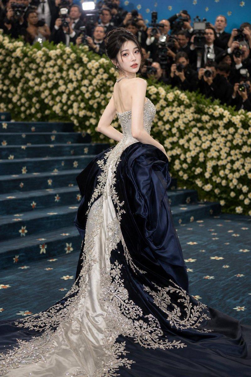 Met Gala 高定楼梯肖像