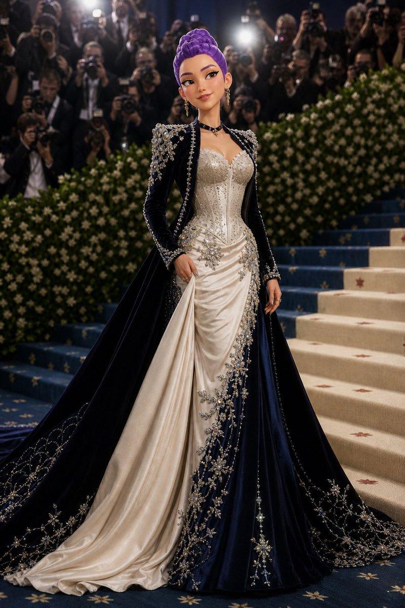 Met Gala 高定楼梯肖像