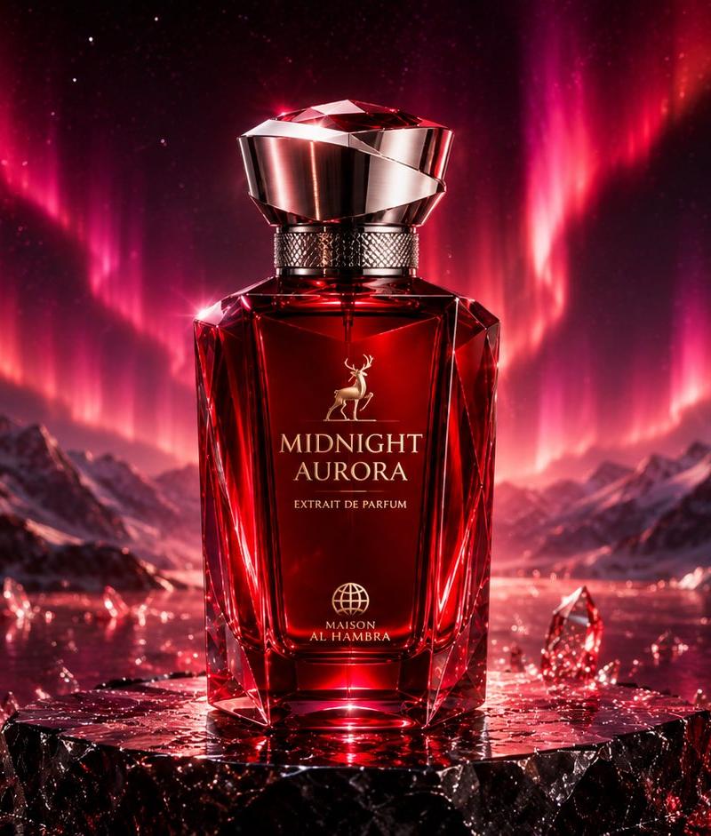 Midnight Aurora 奢华香水广告