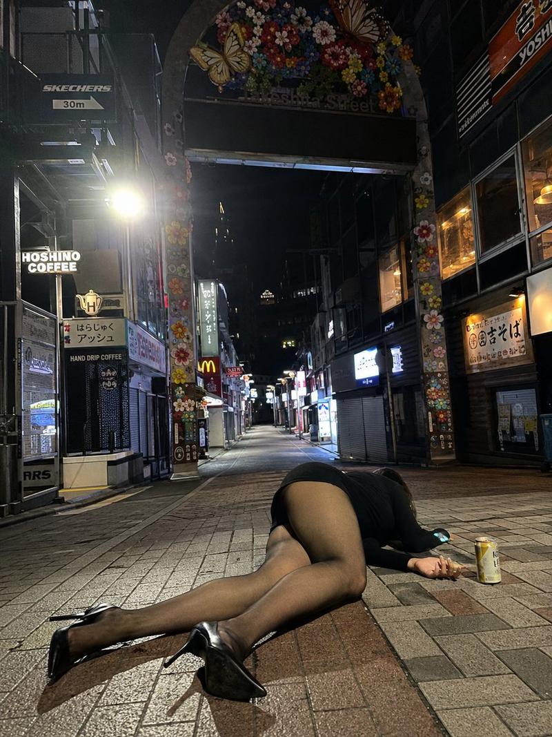 午夜街道 iPhone 随手拍