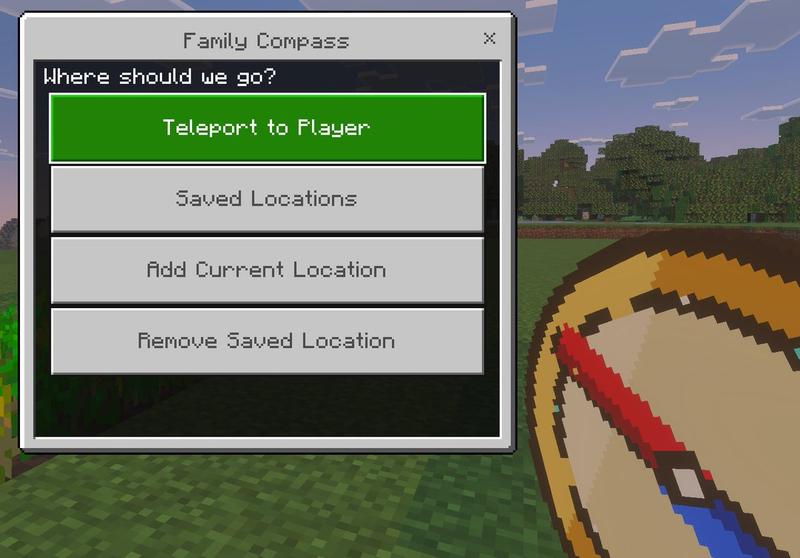 Minecraft 家庭指南针 UI