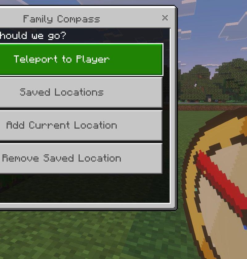 Minecraft 家庭指南针 UI