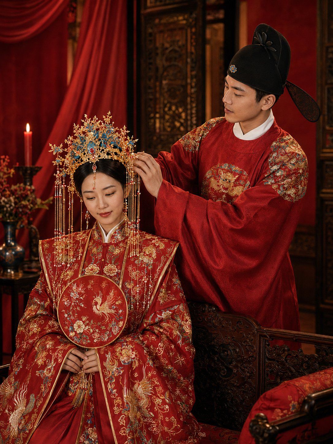 Ming Dynasty Hanfu Wedding Portraits