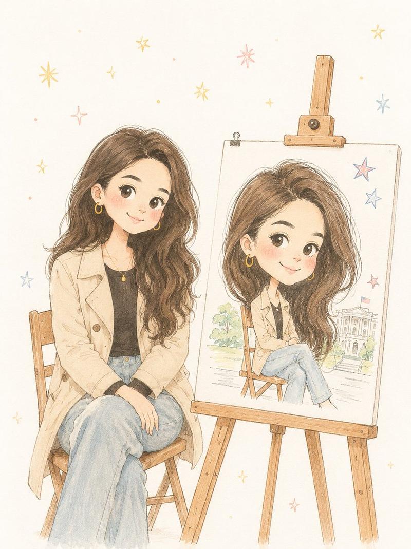 极简手绘儿童插画