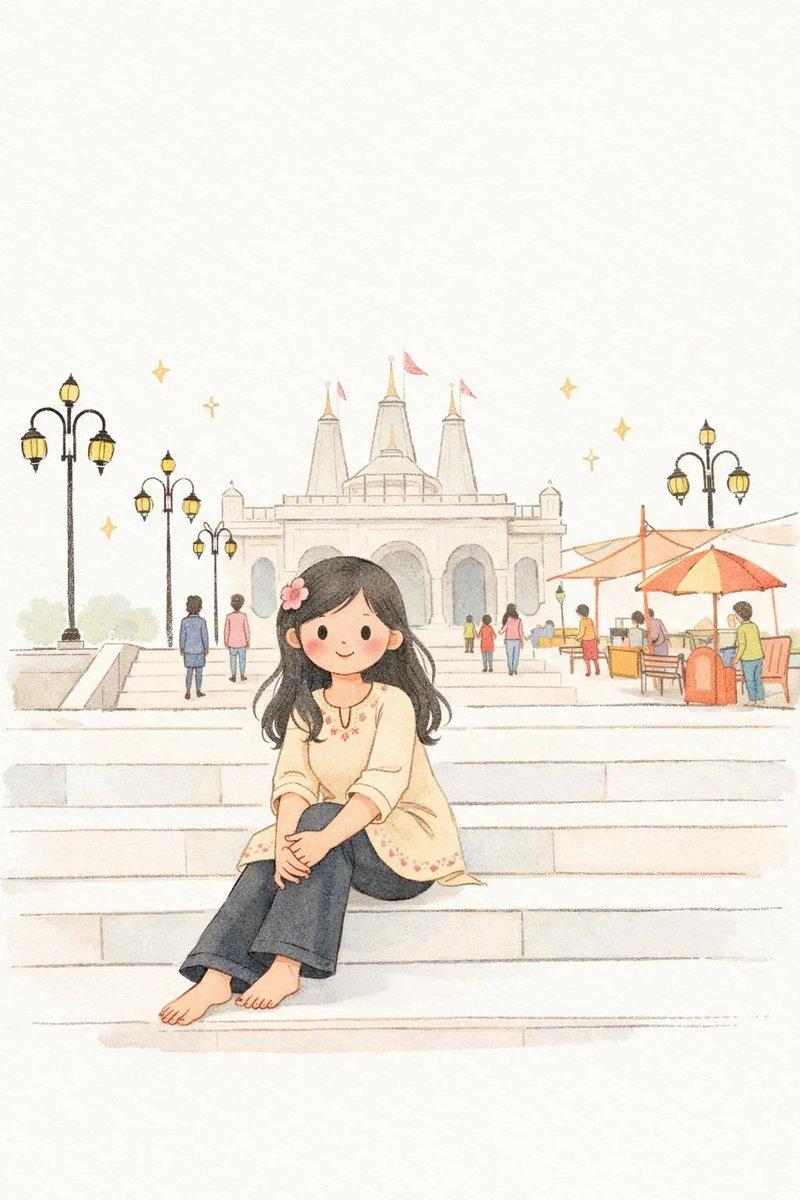 极简风格童书插画