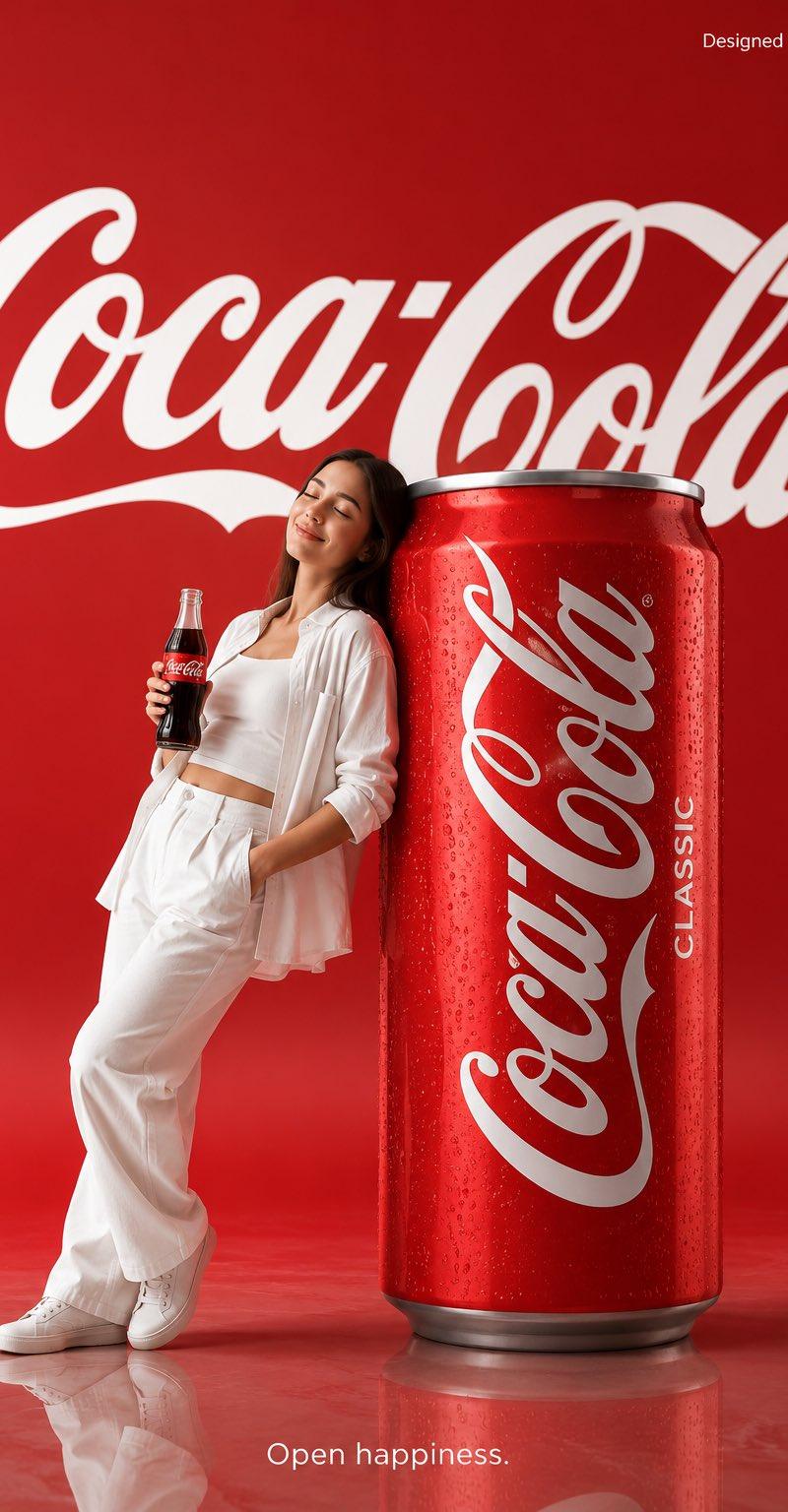 极简主义 Coca Cola 广告