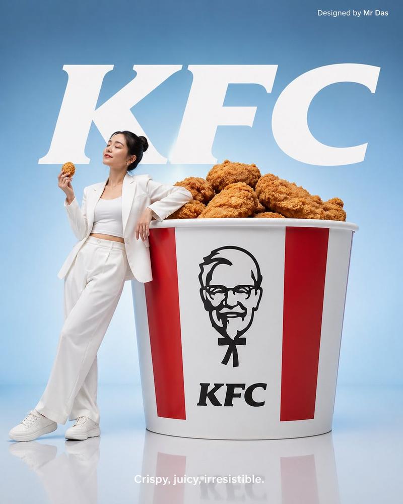 极简主义 KFC 商业广告