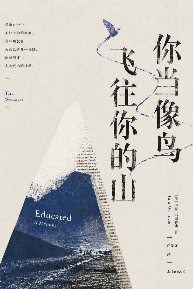 《Educated》极简文学风封面