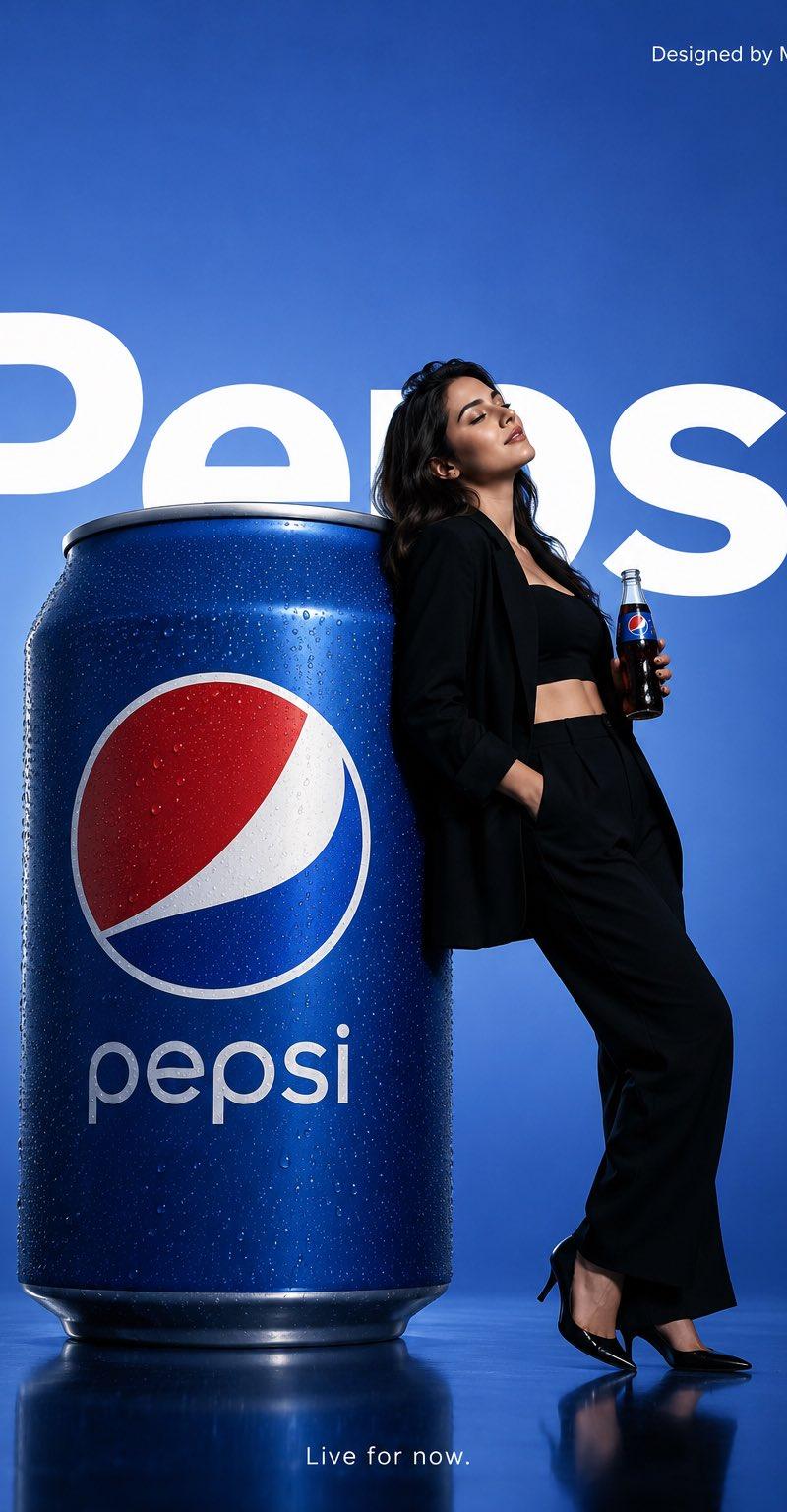 极简主义 Pepsi 商业广告