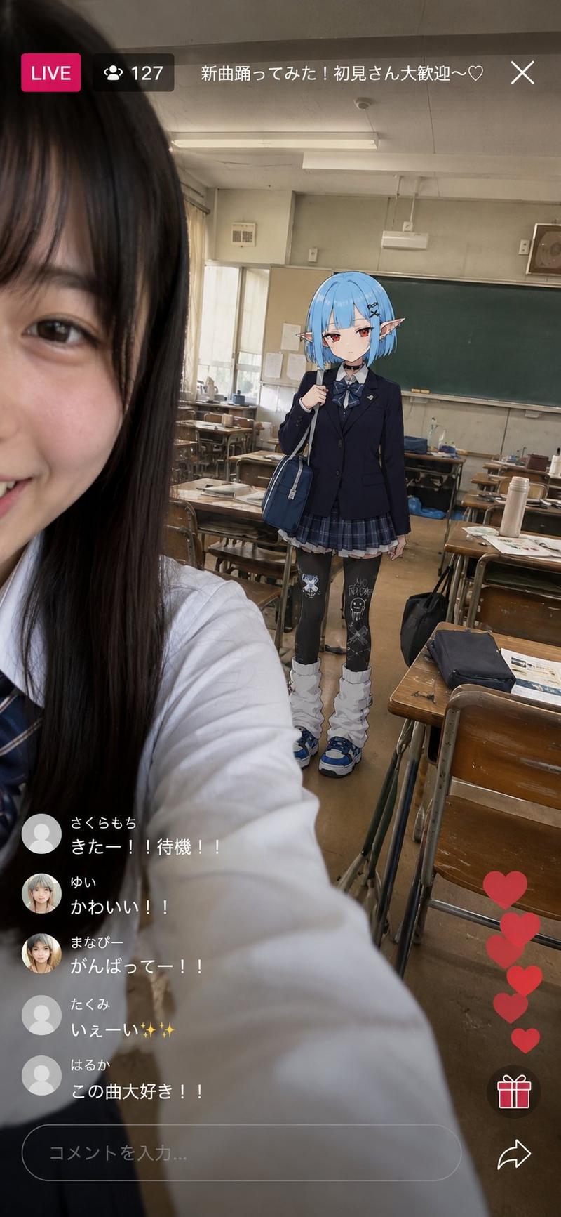 Mixed Reality Anime LIVE Stream
