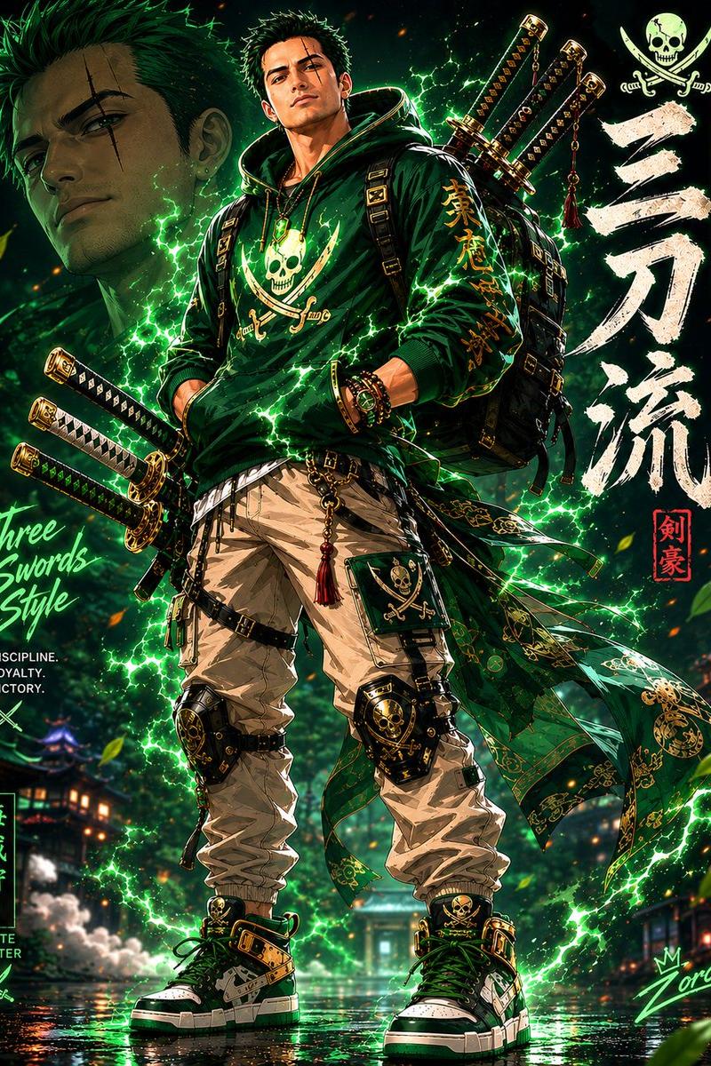 现代街头风动漫剑客