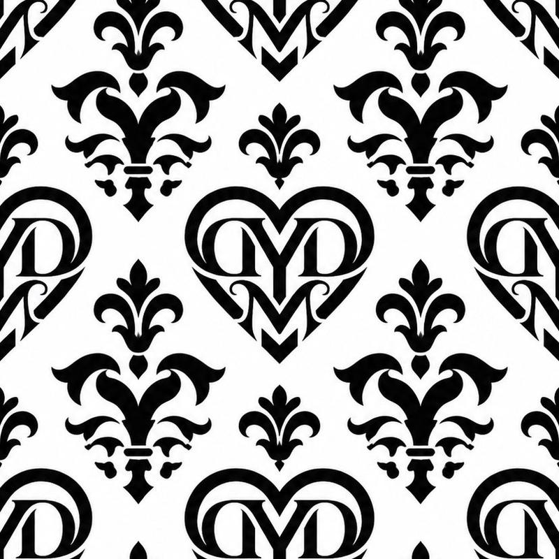 Monogram 大马士革纹样色板