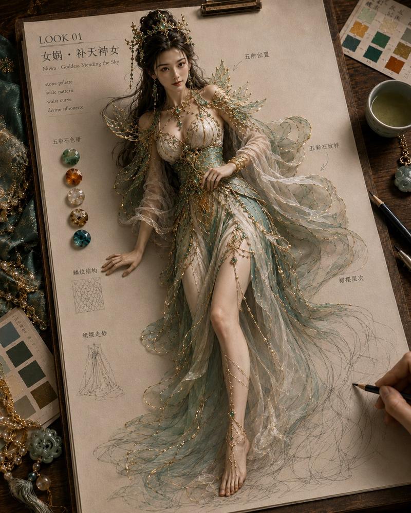 神话高定草图工作区