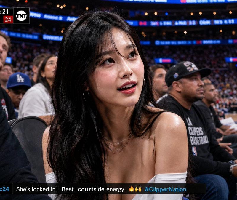 NBA 场边转播截图