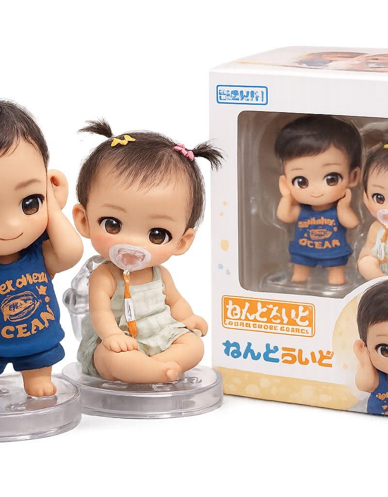 日式 Nendoroid 风格微缩手办