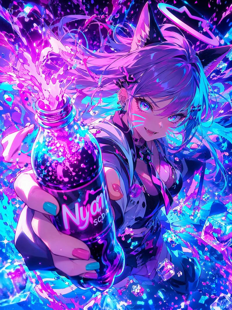 霓虹猫娘汽水爆破