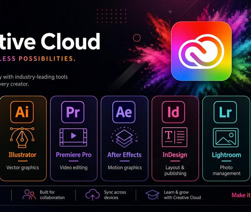 Adobe Creative Cloud 促销横幅