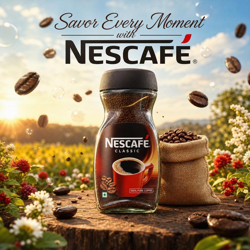 电影级 Nescafé 产品广告