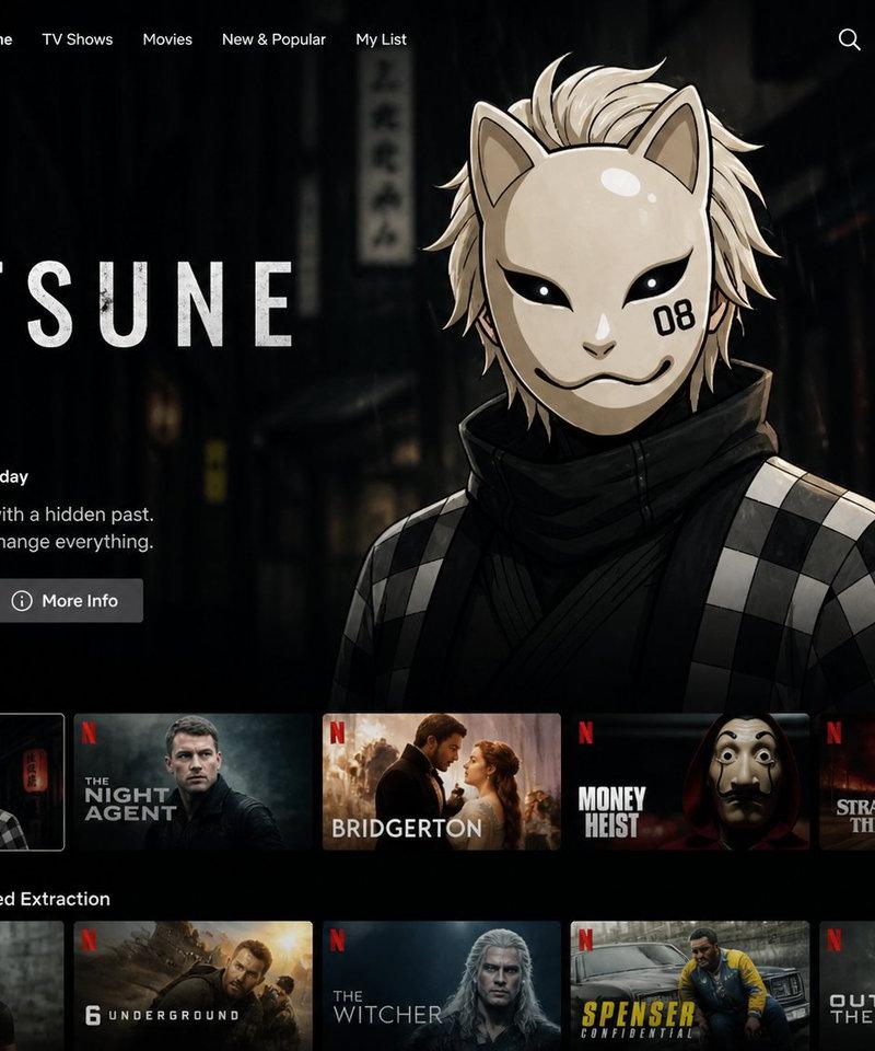 Netflix 首页 UI 生成器