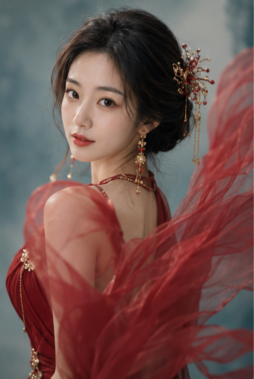 全新新中式锦鲤艺术摄影