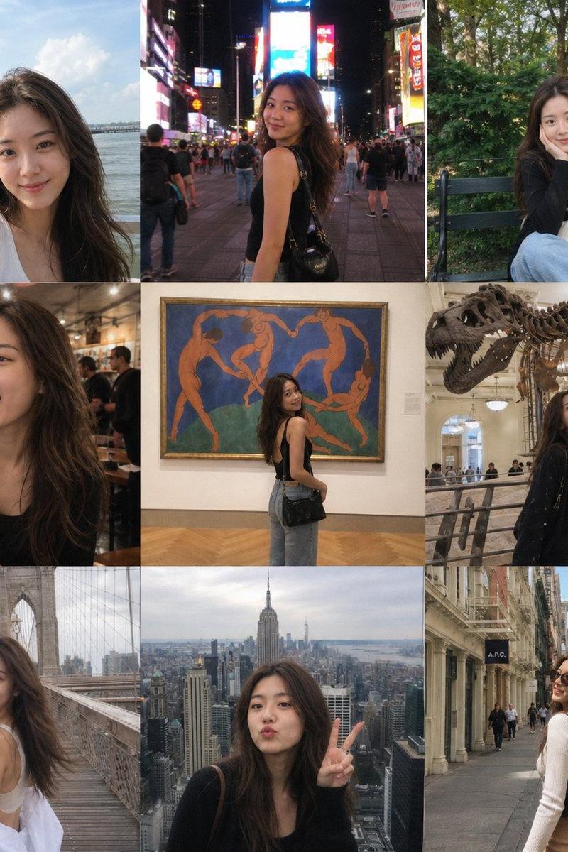 纽约旅游 Instagram 九宫格