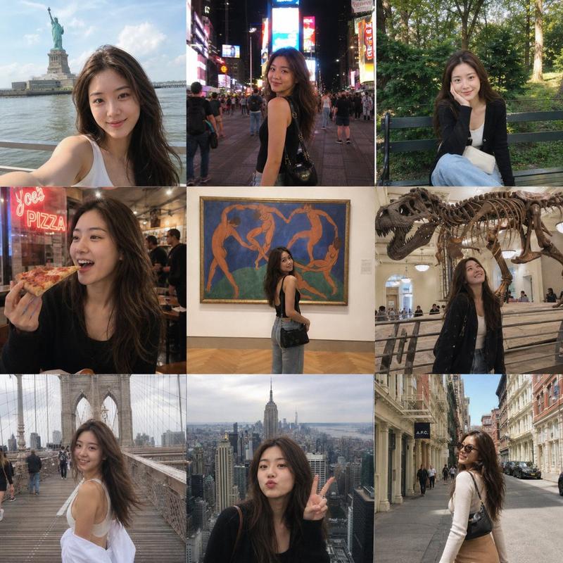 纽约旅游 Instagram 九宫格