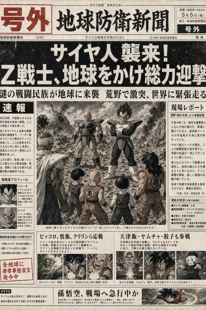 虚构报纸号外