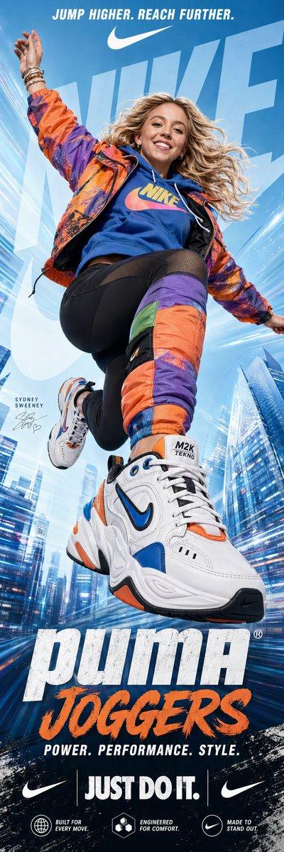 Nike 广告海报提示词