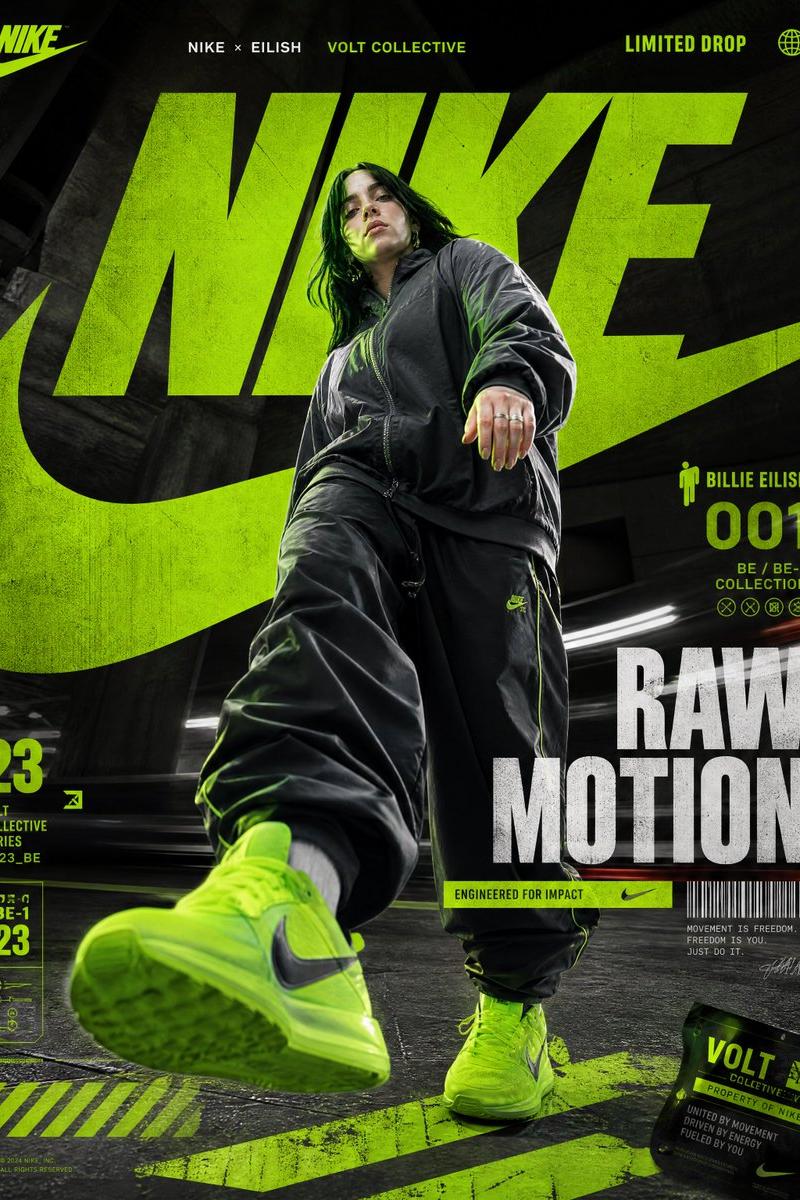 Nike Raw Motion 街头服饰海报