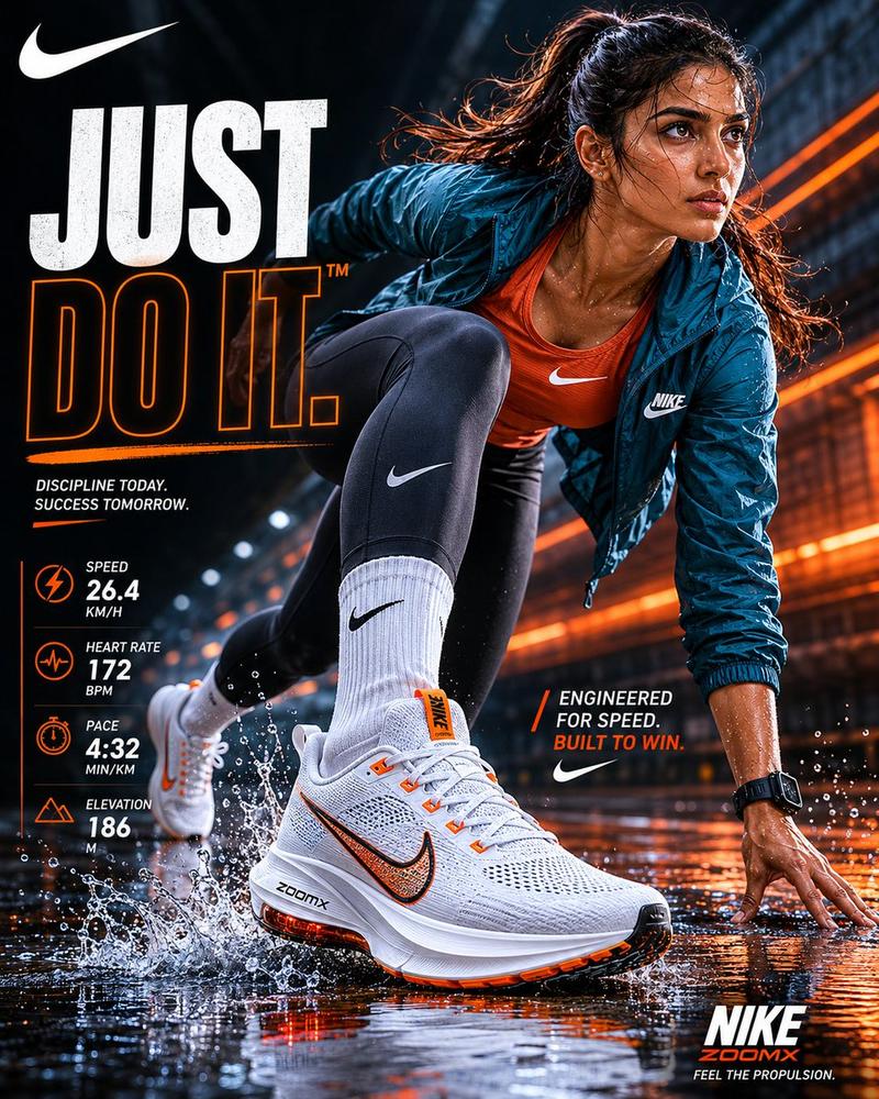 Nike Sportswear 编辑类广告