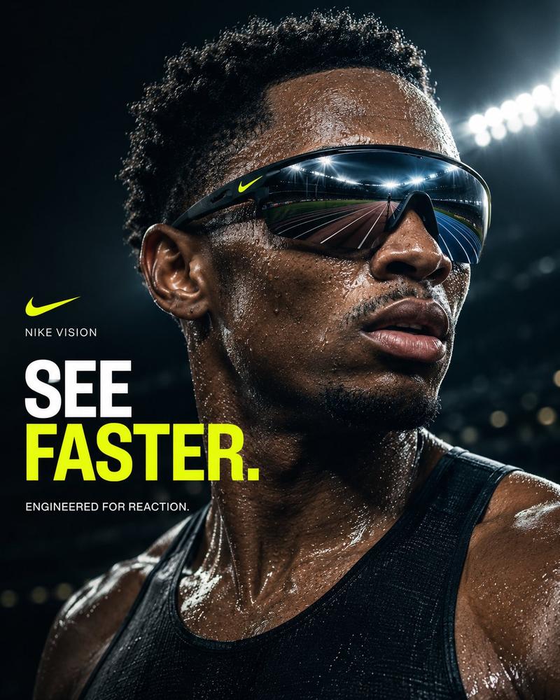 Nike Vision 运动系列宣传海报