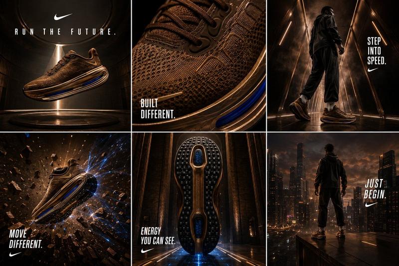Nike Vomero Future 营销活动主提示词