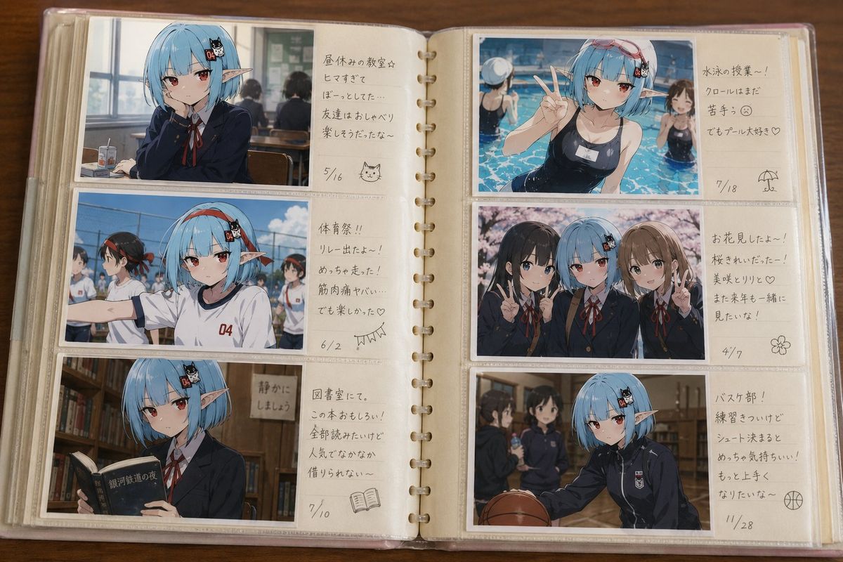 Character Memory Photo Album