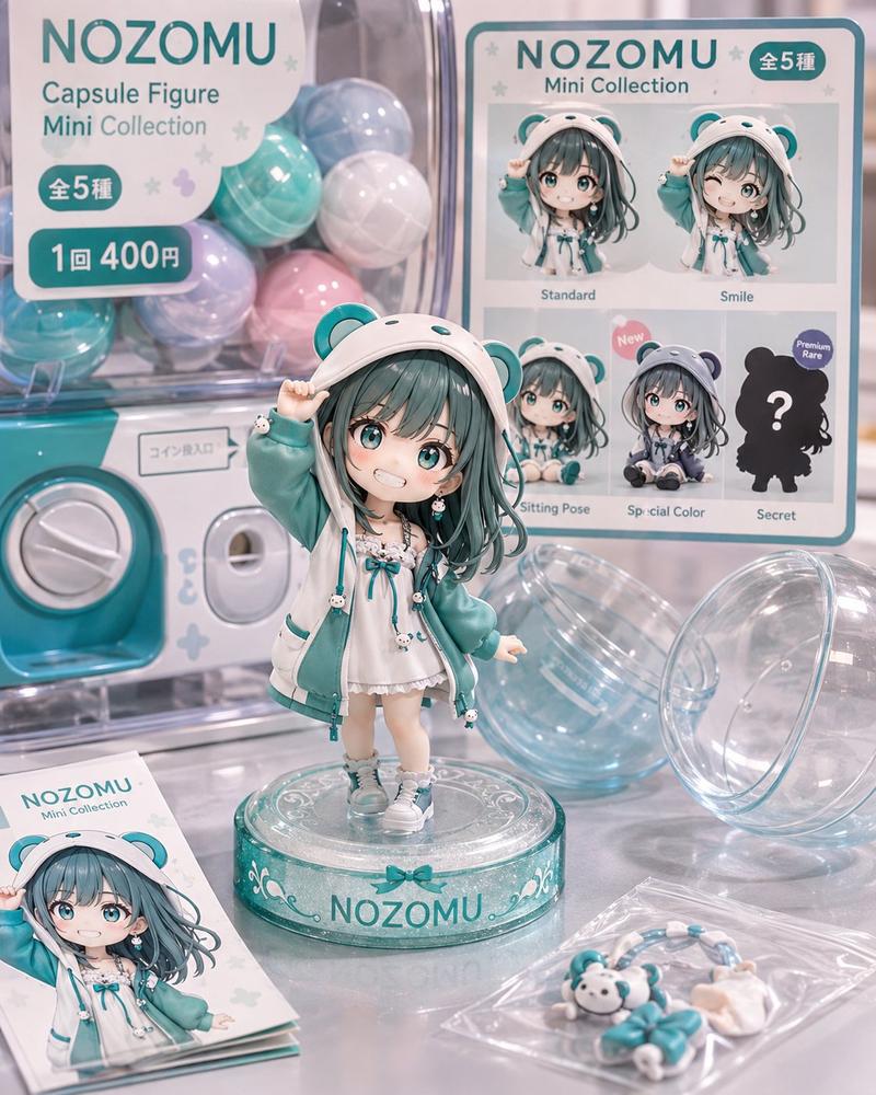 Pastel NOZOMU 胶囊人偶展示