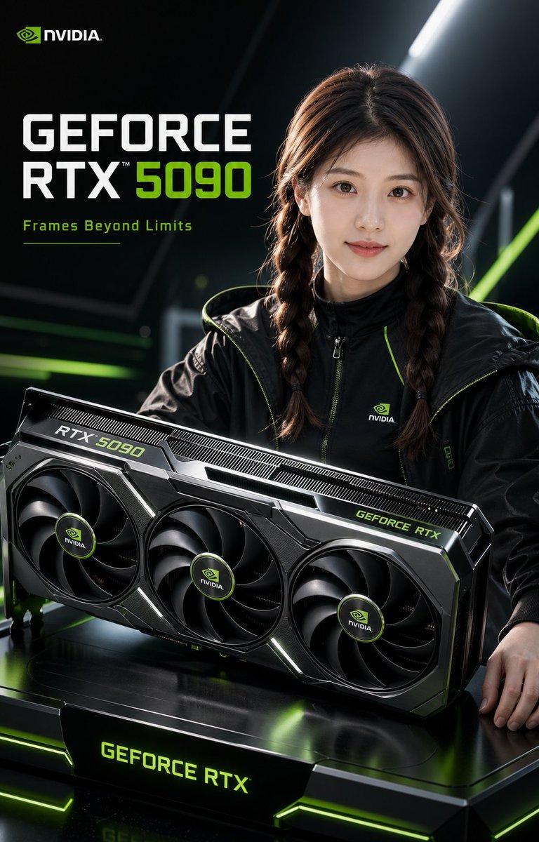 NVIDIA RTX 5090 广告海报