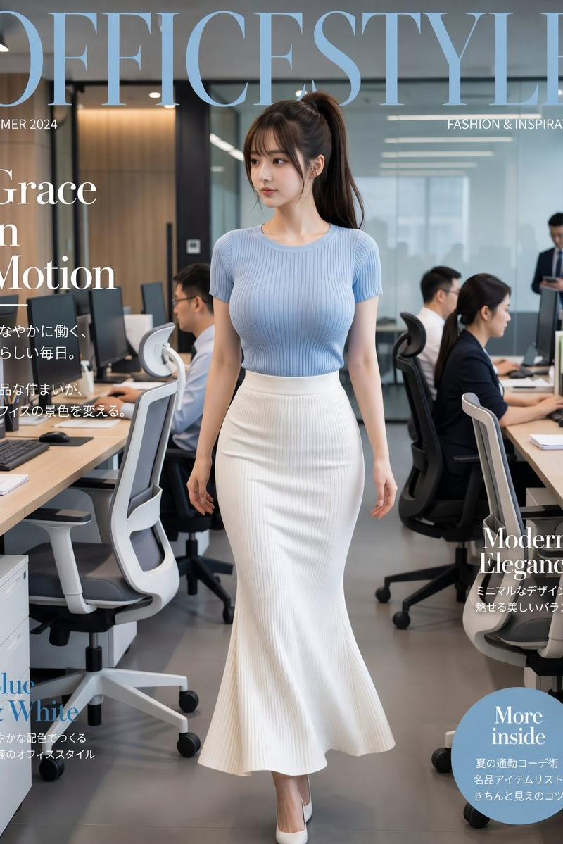 办公室时尚杂志封面