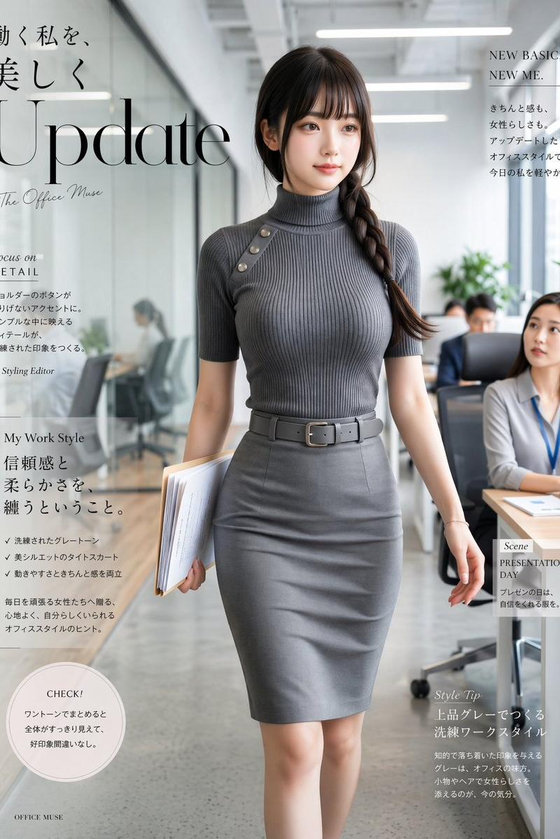 职场时尚杂志封面