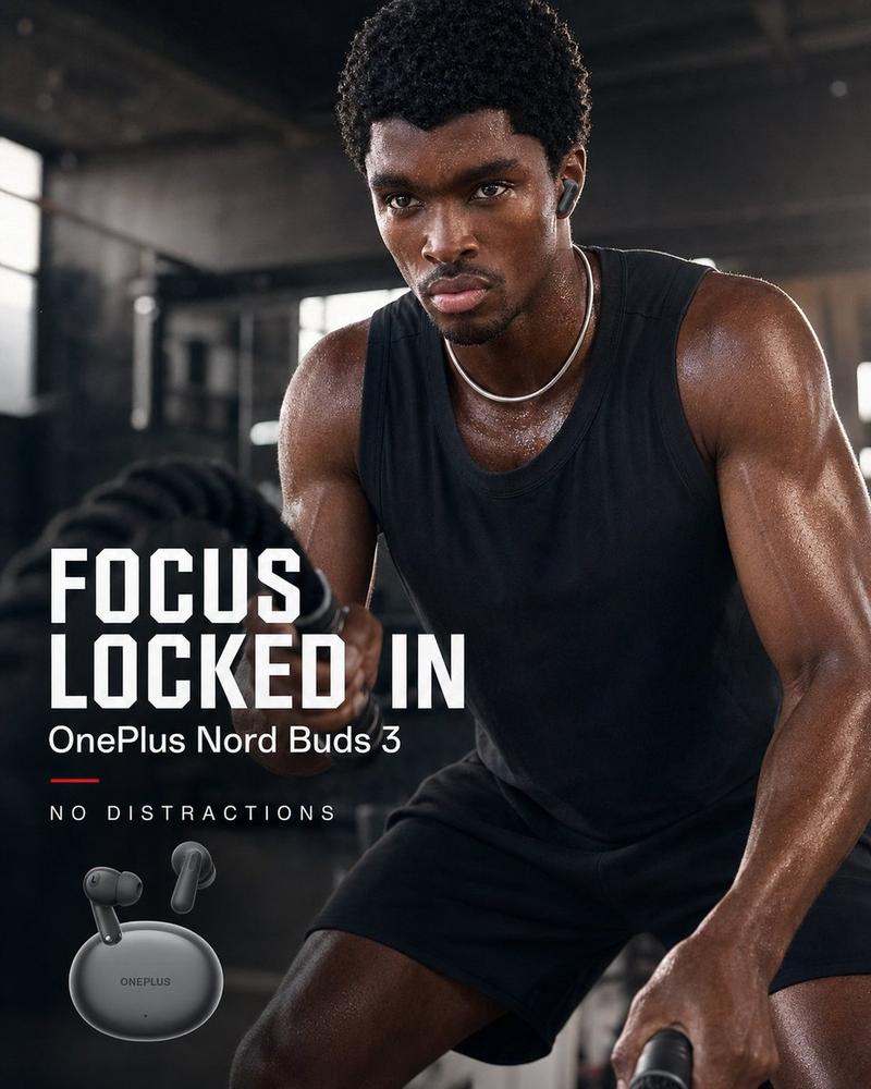 OnePlus Fitness Earbuds Ad