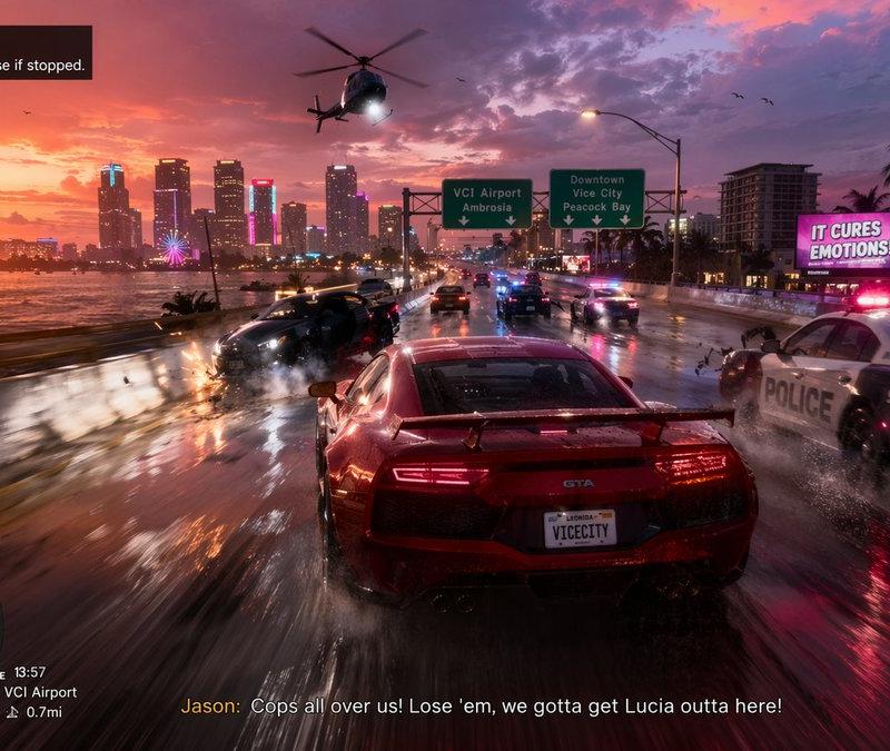 GTA VI 游戏画面截图模拟