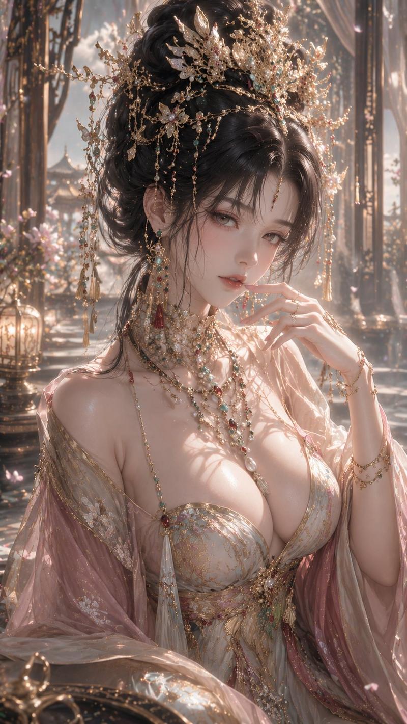 3D CG Oriental Fantasy Goddess Portrait