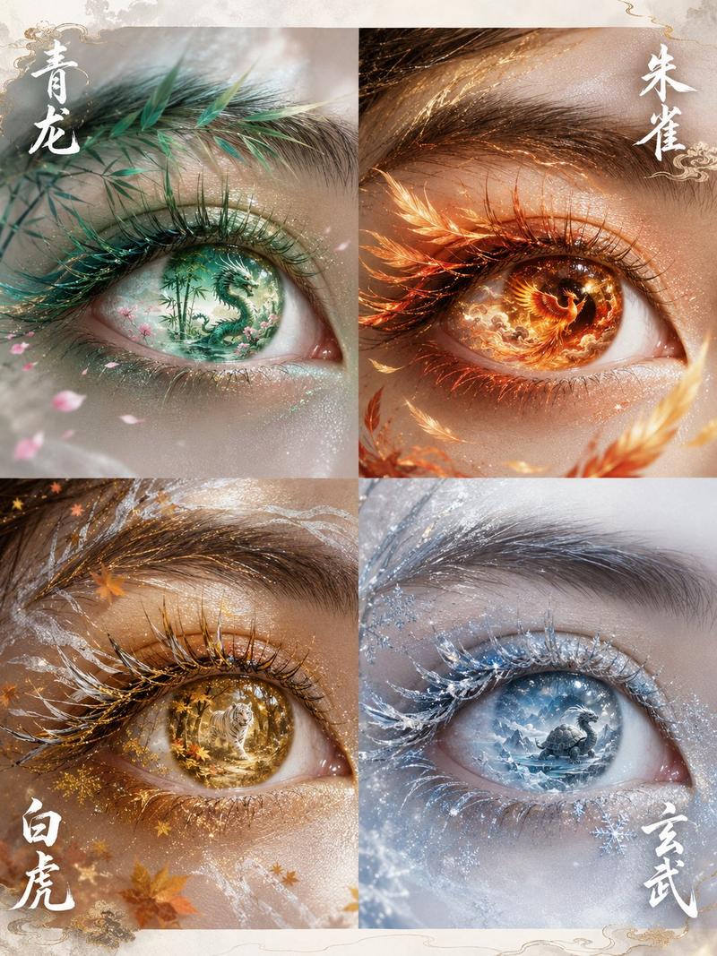 东方四象眼部微距摄影