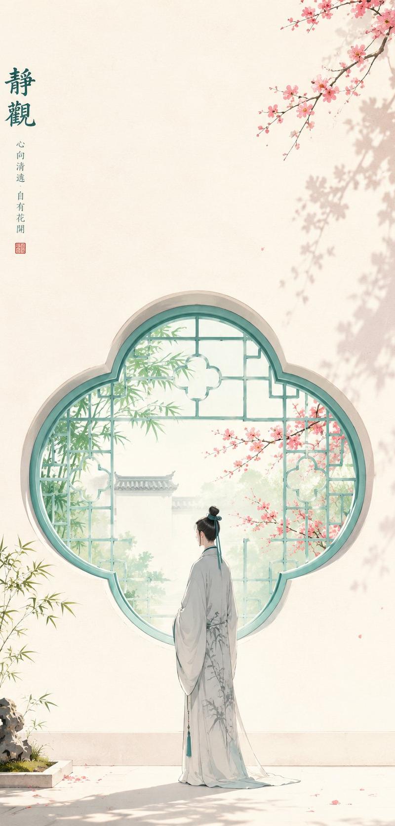 东方禅意极简海报