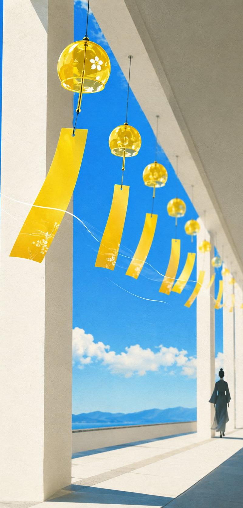 禅意夏日风铃壁纸