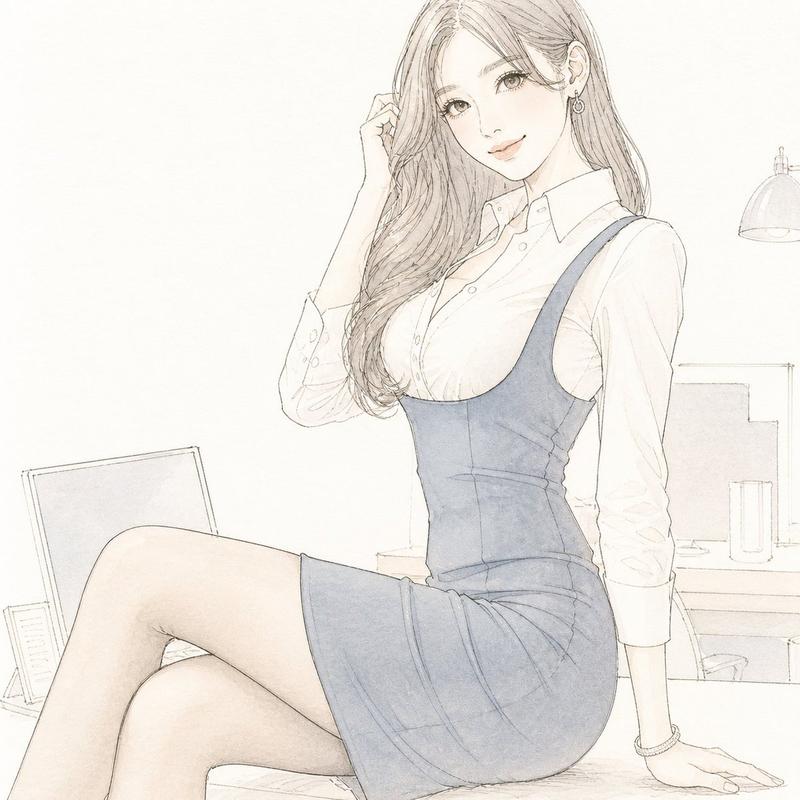 Pale Watercolor Line Art Transformation