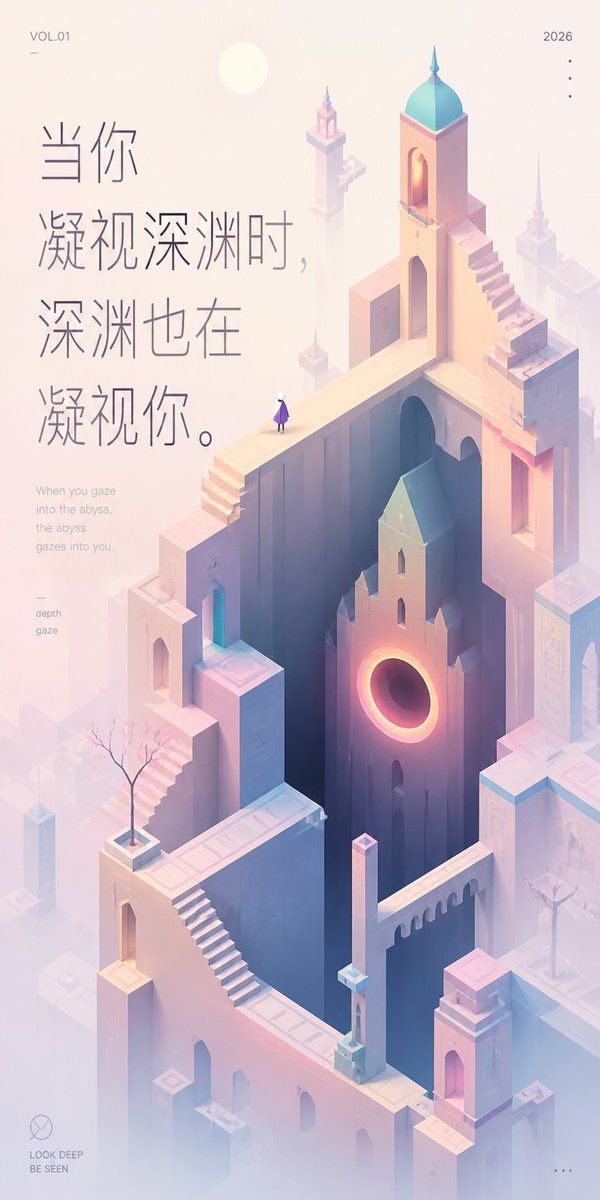 柔和深渊语录壁纸